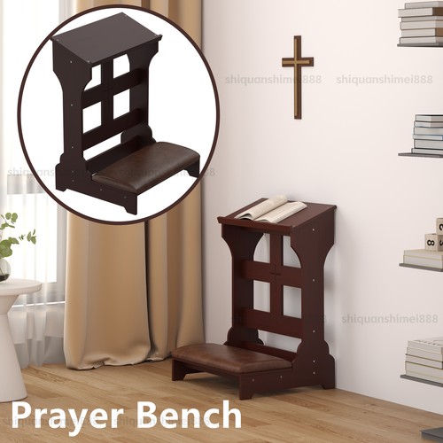 Wood prayer bench - prayer,